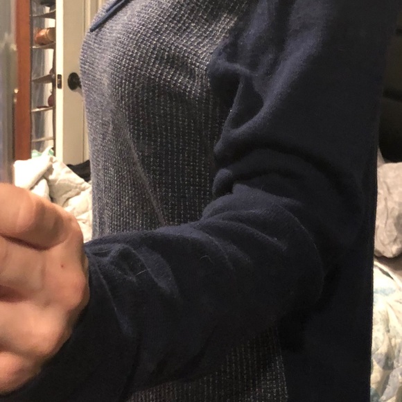 Express sweater with asymmetrical drawstring neck - Picture 5 of 5